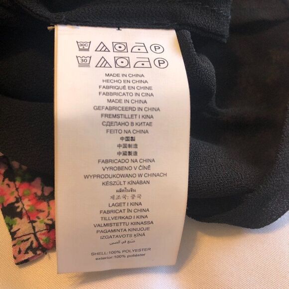 MICHAEL Michael Kors Layered Floral Multi-Color Top Size Small NWT - Picture 10 of 10